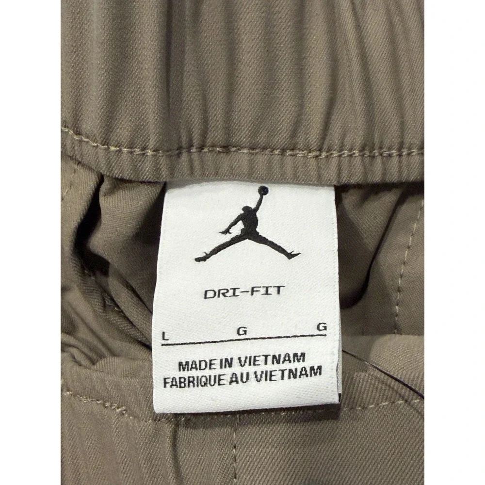 Jordan Dri-Fit Golf Shorts HQ8677-040 Olive Grey Stretch Woven Mens Large NWT